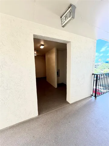 Unit is right off the 4th Floor Elevator entrance and trash shoot