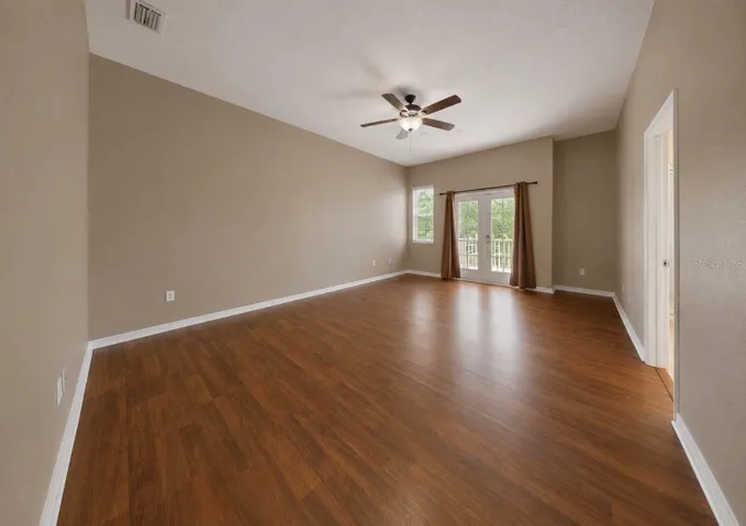 Primary Suite with walk out balcony.