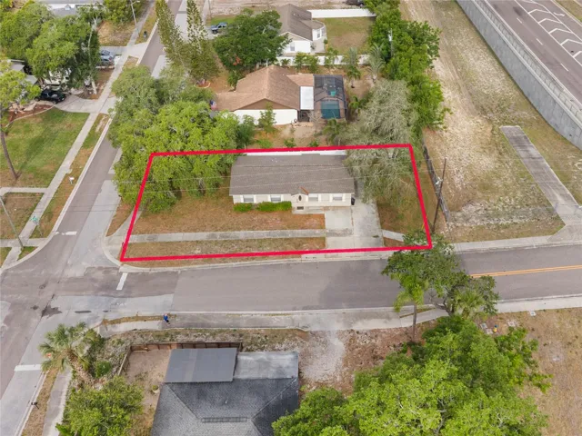Aerial Huge Corner Lot