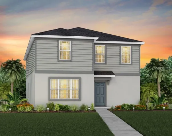 Exterior Design. Artistic rendering for this new construction home. Pictures are for illustrative purposes only. Elevations, colors and options may vary.