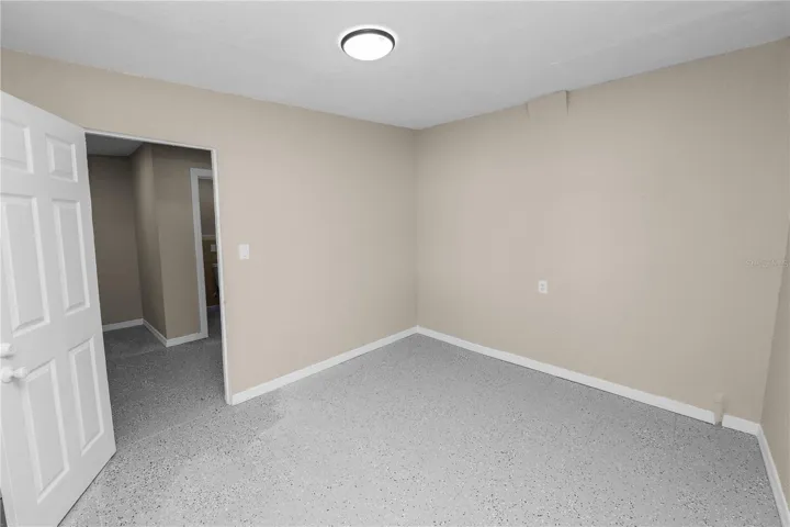 unfinished efficiency apartment