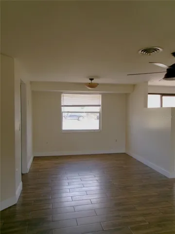 View from living room to dinning room