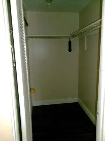 Master bedroom walk-in closet