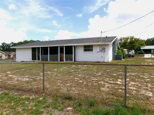 Back of the property