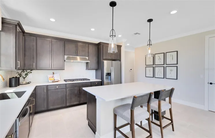 Model Home Design Only. Pictures and furnishings are for illustrative purposes only. Elevations, colors and options may vary. Furniture is for model home staging only.