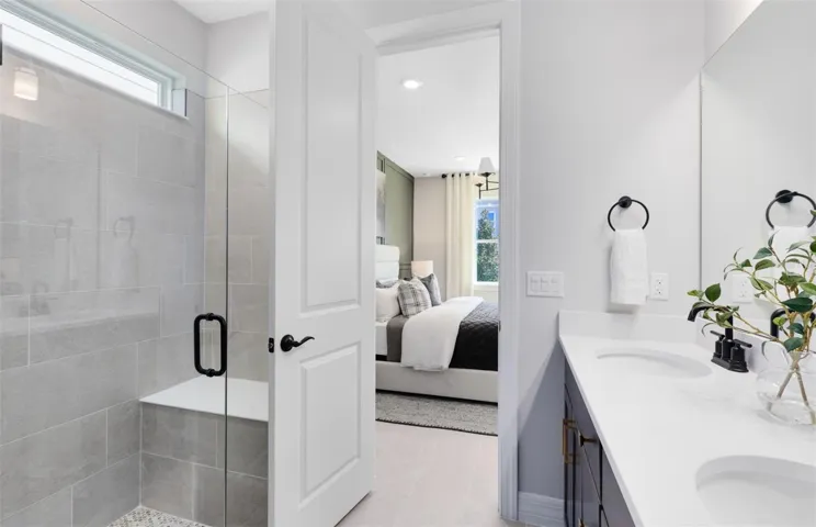 Model Home Design Only. Pictures and furnishings are for illustrative purposes only. Elevations, colors and options may vary. Furniture is for model home staging only.