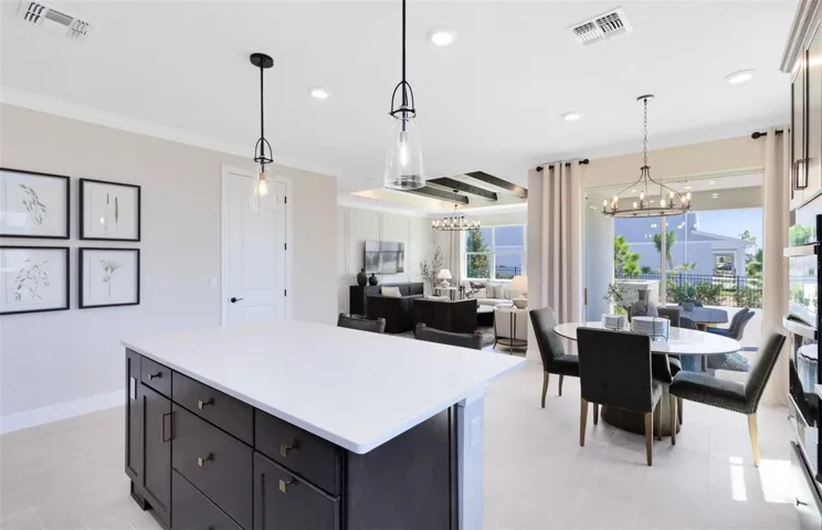 Model Home Design Only. Pictures and furnishings are for illustrative purposes only. Elevations, colors and options may vary. Furniture is for model home staging only.