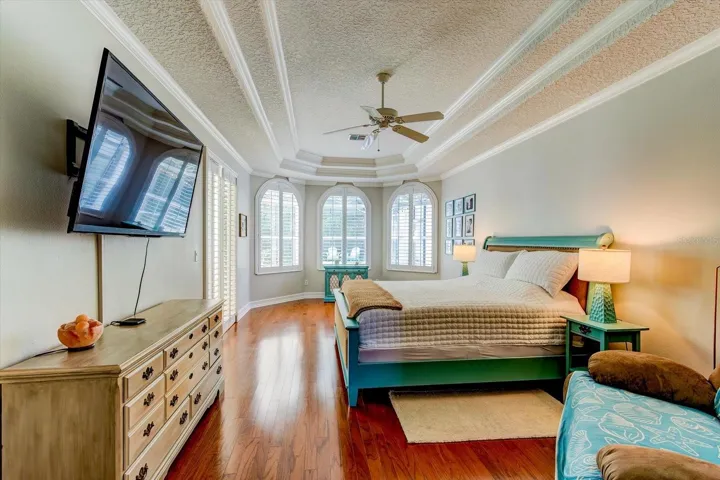 Sizable primary bedroom