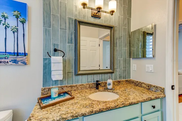 Updated second bathroom