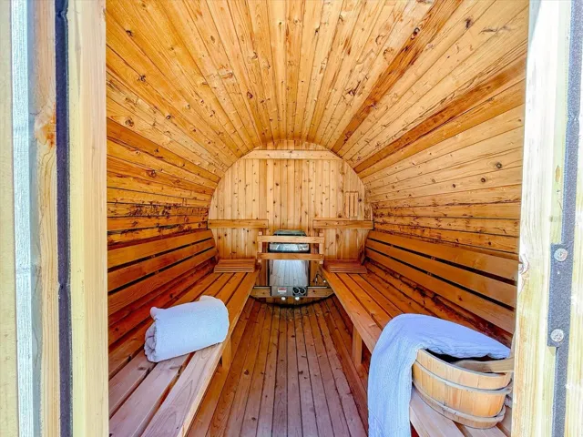 Large sauna for your personal health benefits