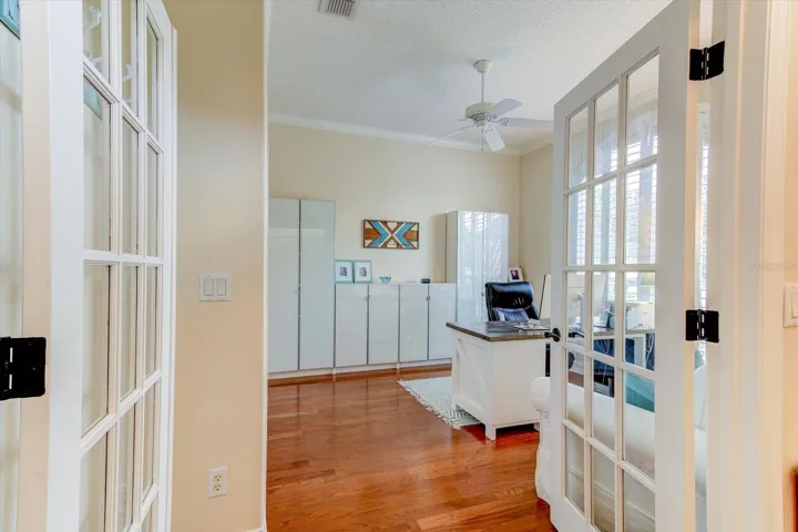 Office at the front of the house