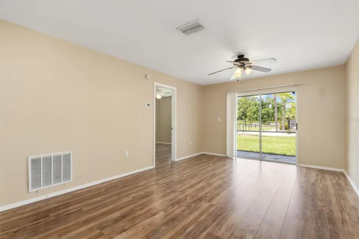 View from kitchen