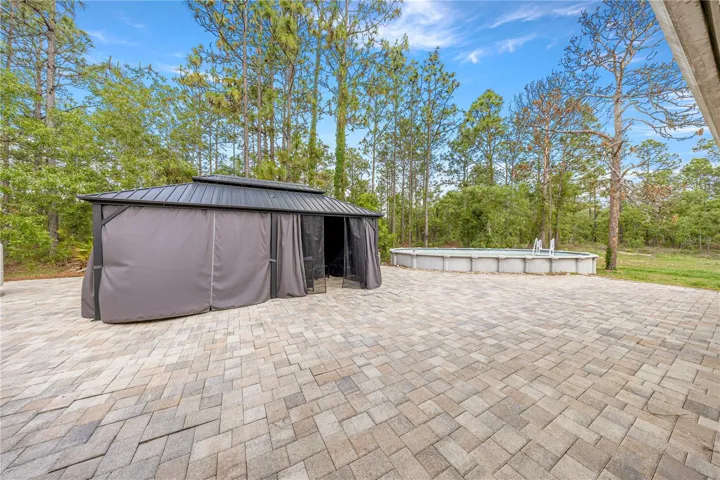 Outdoor Living Space- Gazebo does not convey