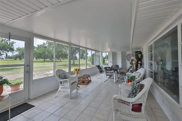 Covered & Enclosed Lanai, Great View of Open Green Space