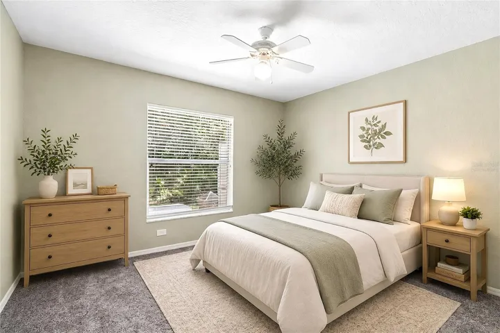 virtually staged - 2nd Bedroom