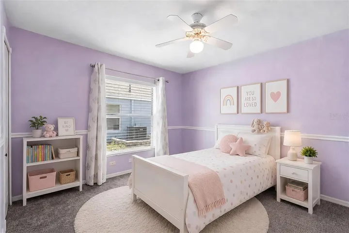 virtually staged - Bedroom 3