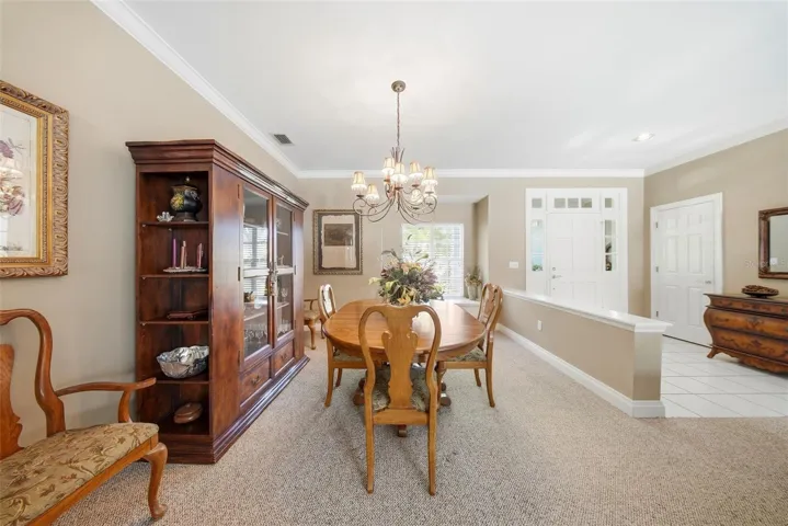 Formal dining room.