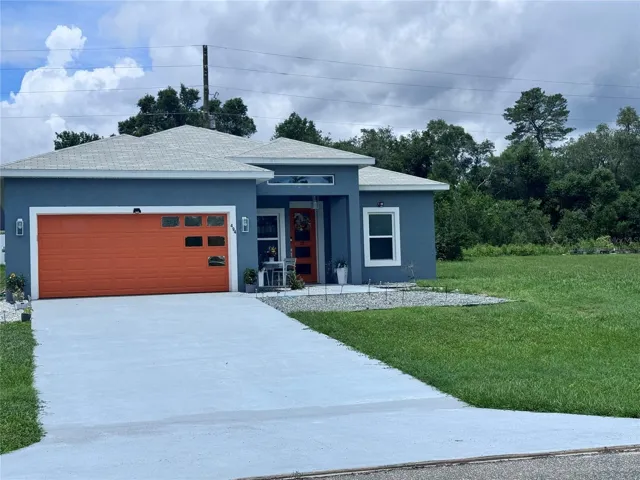 front of the house