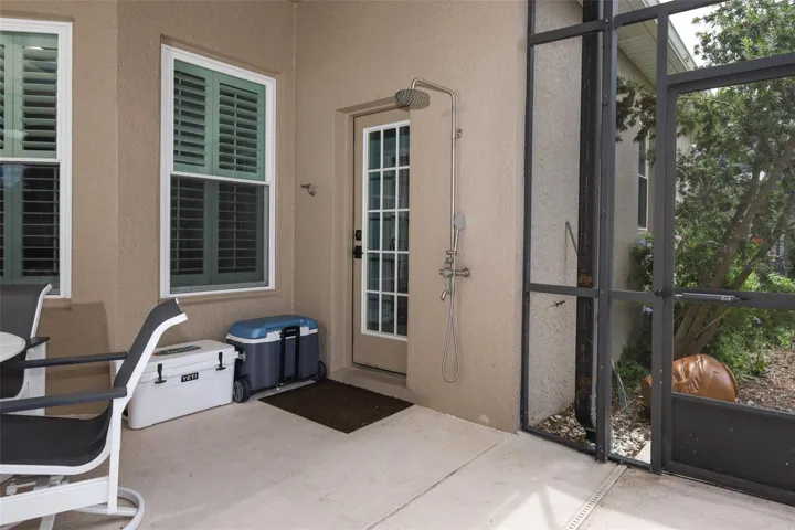 Outdoor shower