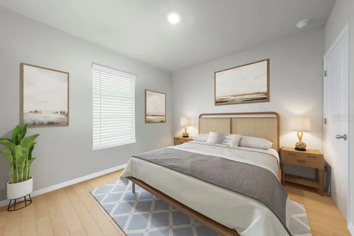 Bedroom 3- Virtually staged.