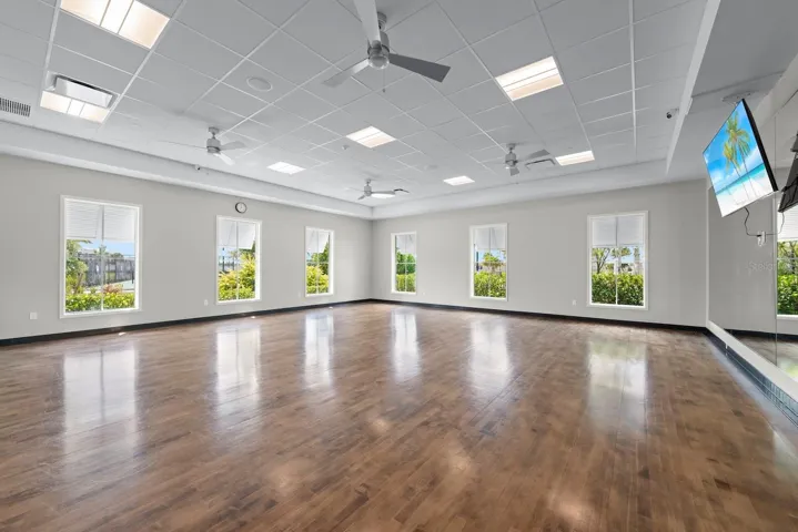 Aerobic room.
