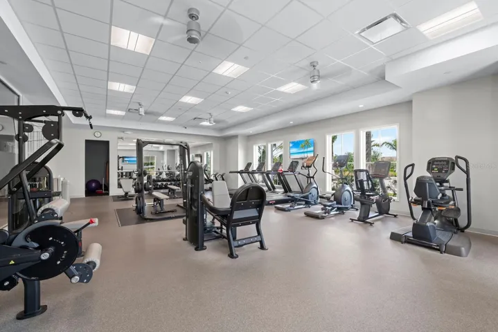 Community fitness center.