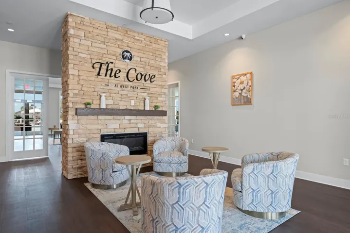 Welcome to the clubhouse at The Cove at West Port!