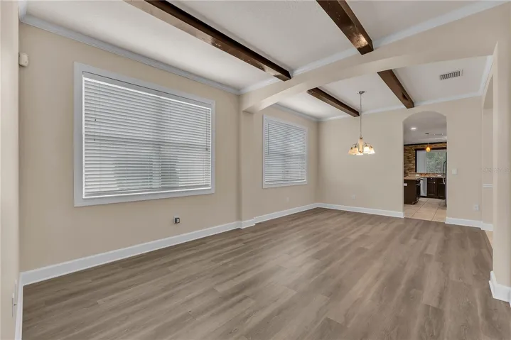 Designed with entertaining in mind, this home features both formal living and dining spaces with access to the kitchen.