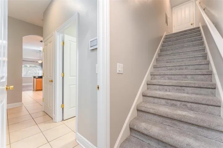 Back Staircase to the 5th Bedroom/ Bonus Room