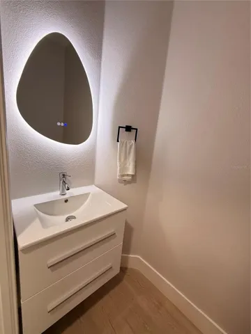 downstairs restroom
