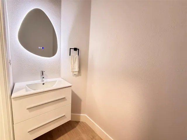 downstairs restroom
