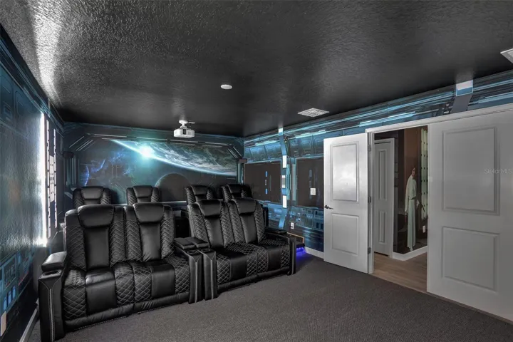 Movie Theater - 8 Reclining Theater Seats