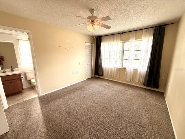 Primary bedroom with private bath