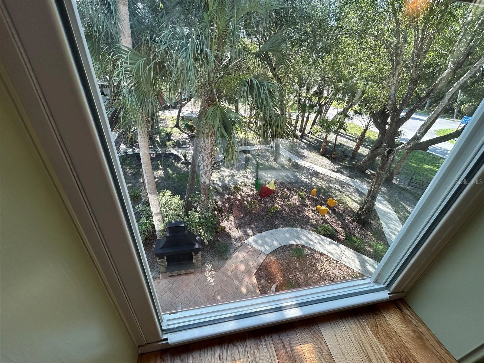 Primary Bedroom Bath angled bay window view over lot 2 amenities
