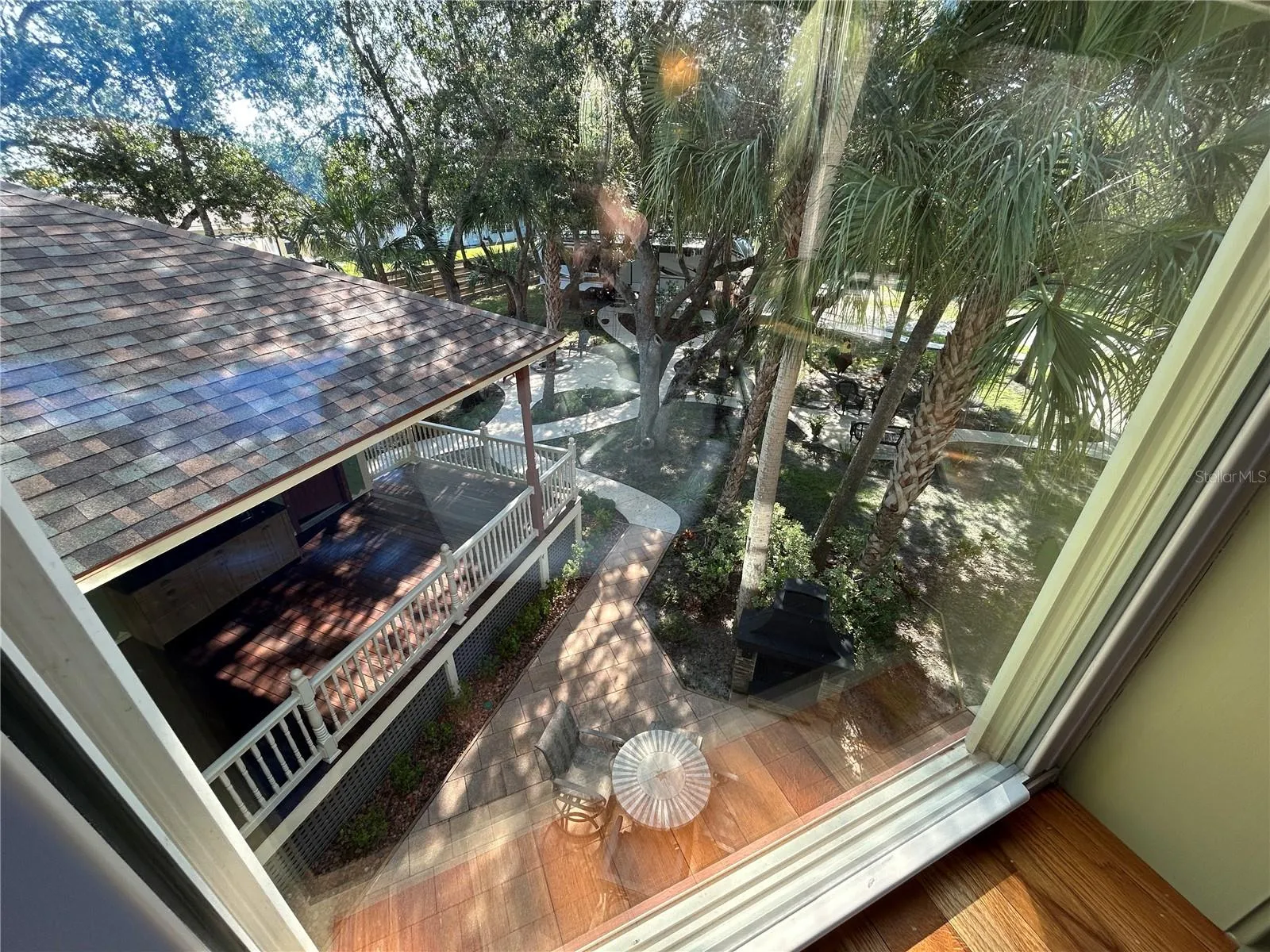 Primary Bedroom Bath angled bay window view over lot 2 amenities