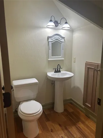 Finished attic Powder Room
