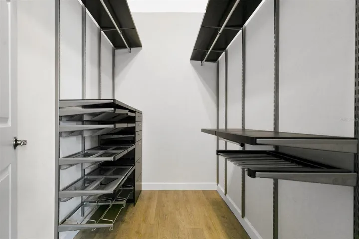 Primary closet