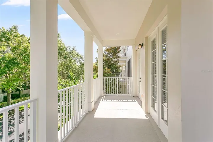 Wrap-around porch