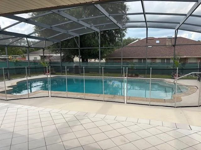 A pool fence is included!