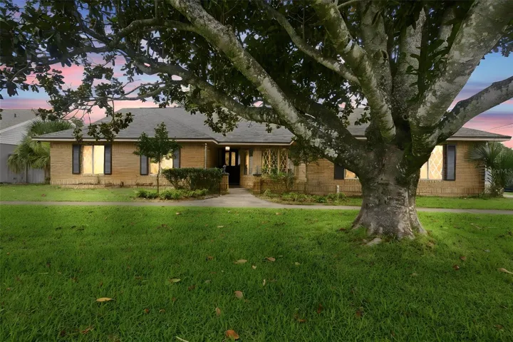Nightime front view