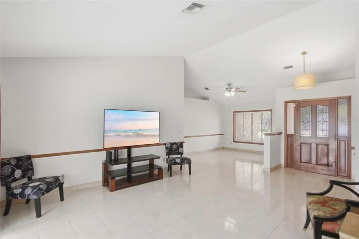 Living and dining rooms