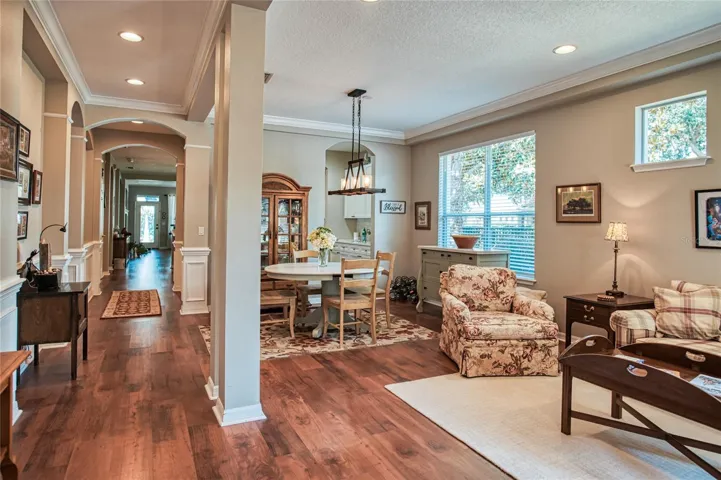 Open concept living space