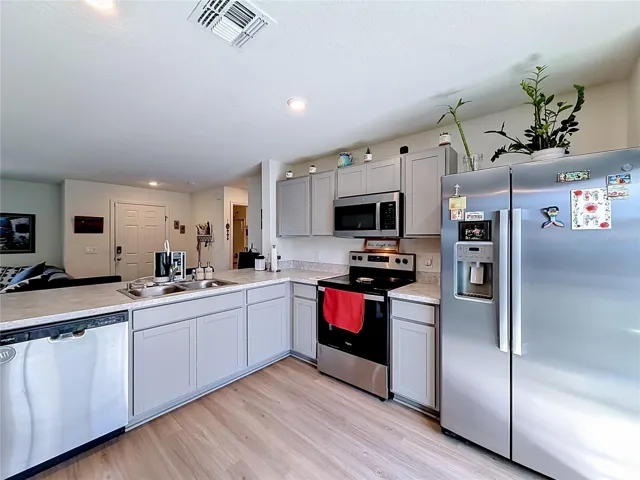 the open kitchen