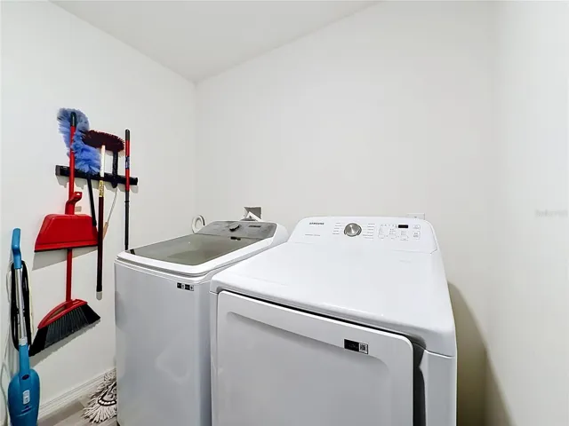 the laundry room