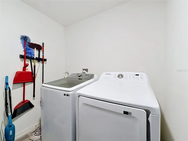 the washer and dryer are included in the