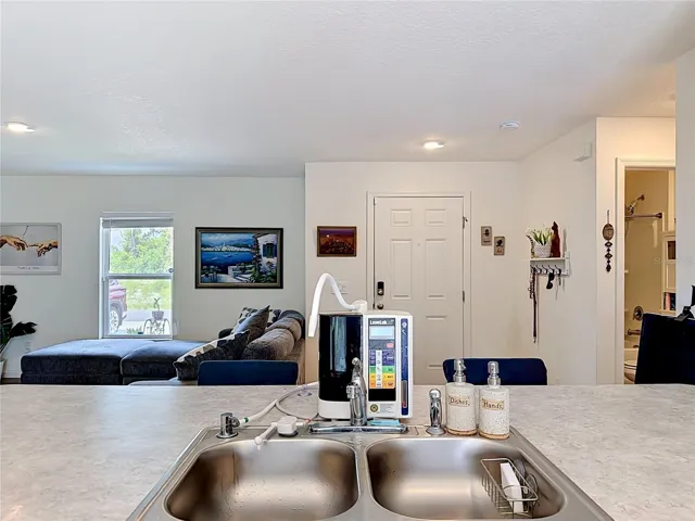 the double stainless steel sink