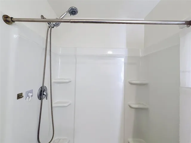 the main bedroom walk in shower
