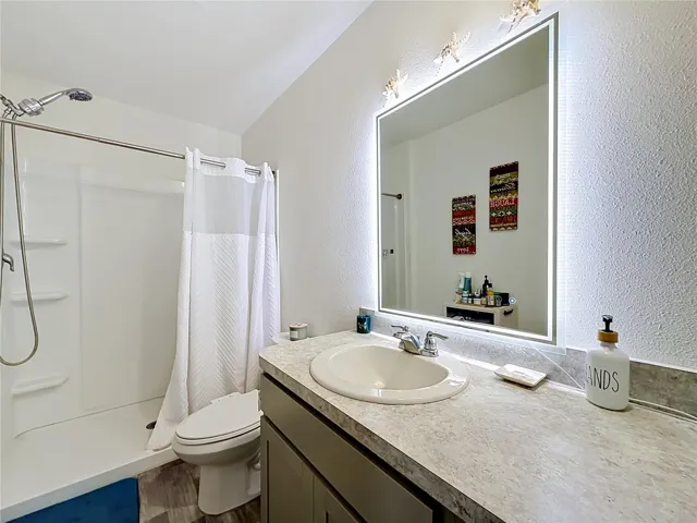 the vanity