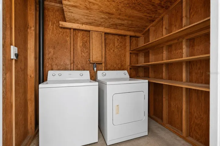 Emptied Laundry Room