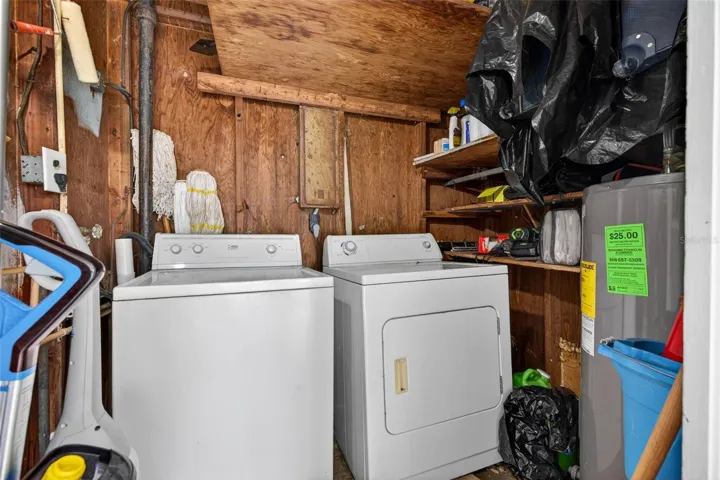 Emptied Laundry Room